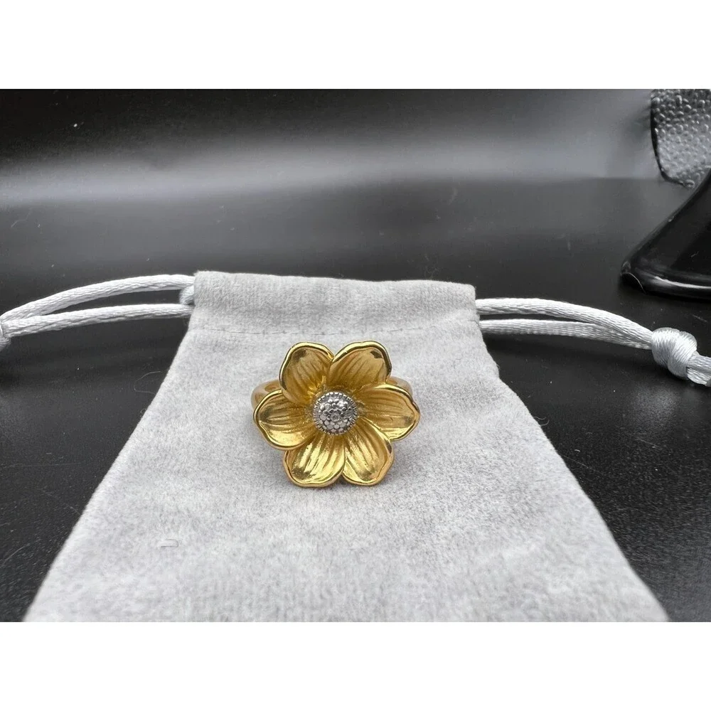 Lia Sophia Violet Gold Plated Ring